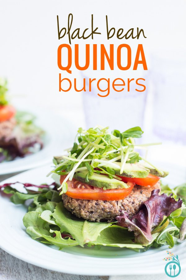 Black Bean Quinoa Burger
 Ve arian Black Bean Quinoa Burgers Simply Quinoa