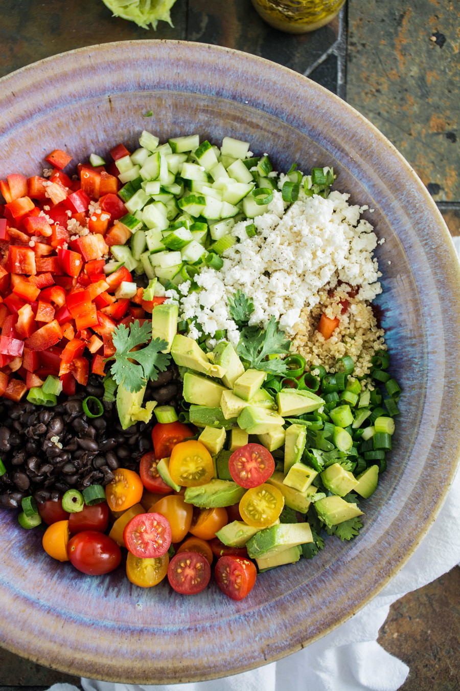 Black Bean Quinoa Salad
 Black Bean Quinoa Salad with Lime Vinaigrette