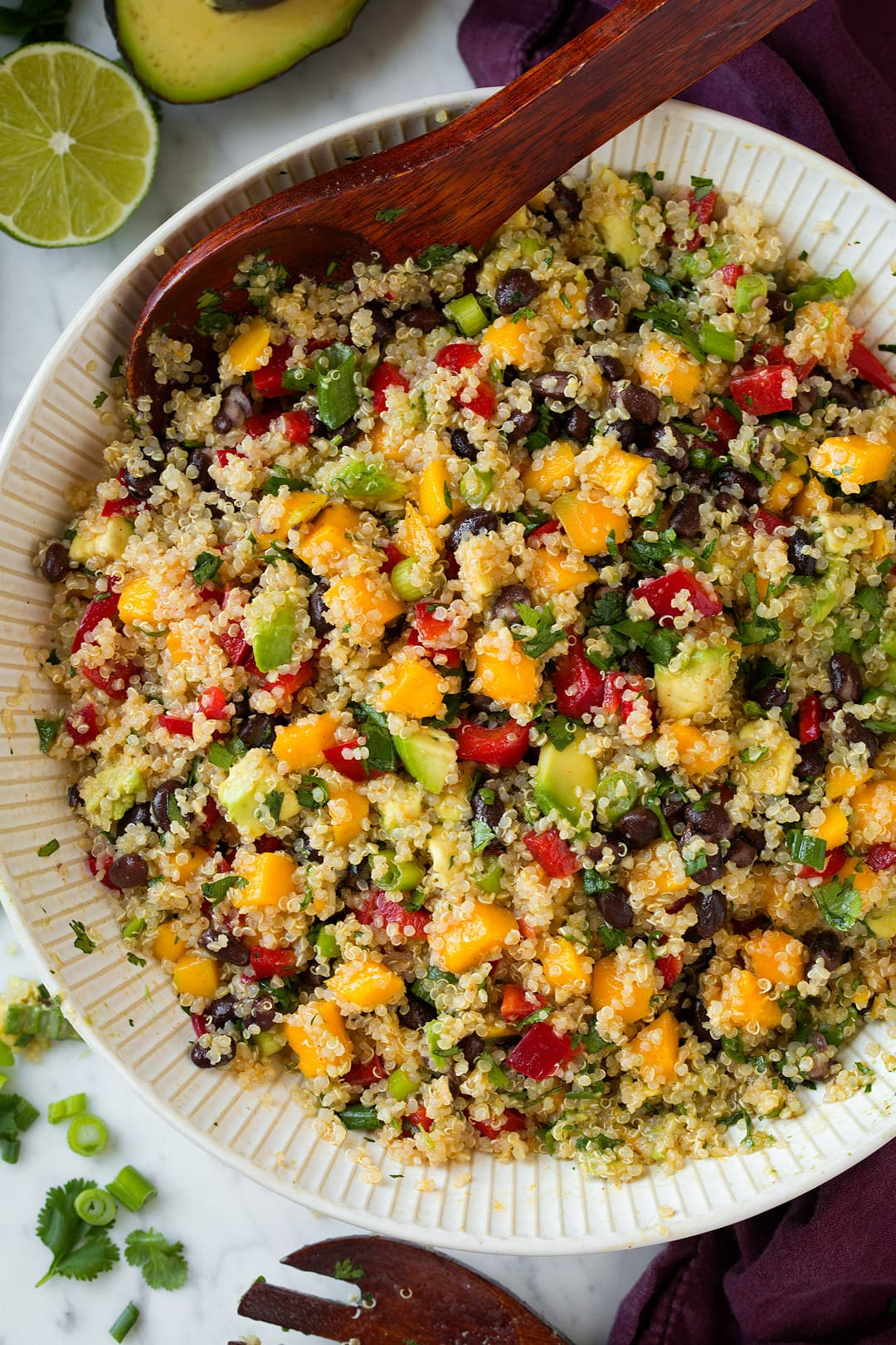 Black Bean Quinoa Salad
 Mango Black Bean and Avocado Quinoa Salad Cooking Classy