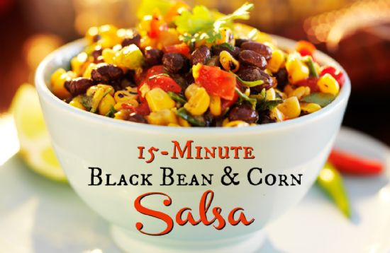 Black Bean Salsa Recipe
 15 Minute Black Bean and Corn Salsa Recipe