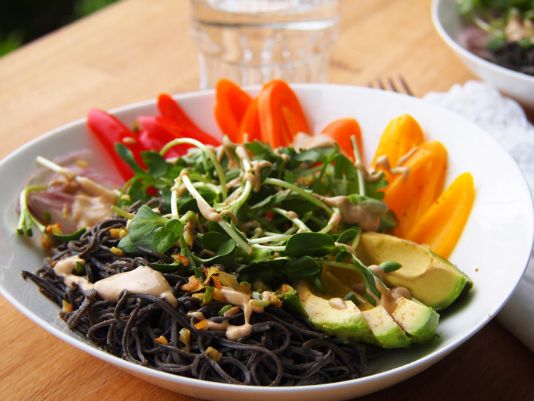 Black Bean Spaghetti
 Black Bean Spaghetti Bowl