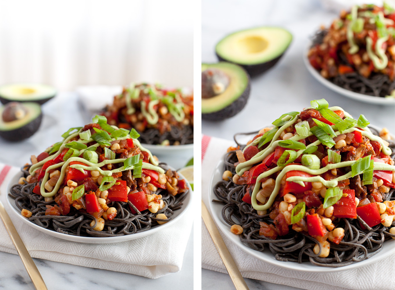 Black Bean Spaghetti
 Southwestern black bean spaghetti Snixy Kitchen Snixy