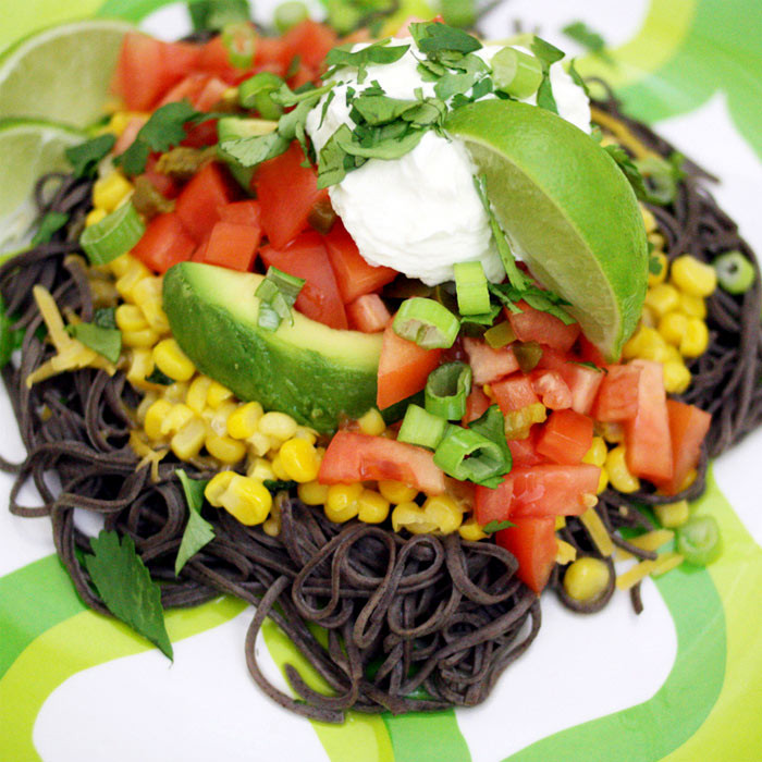 Black Bean Spaghetti
 Mexican Black Bean Spaghetti