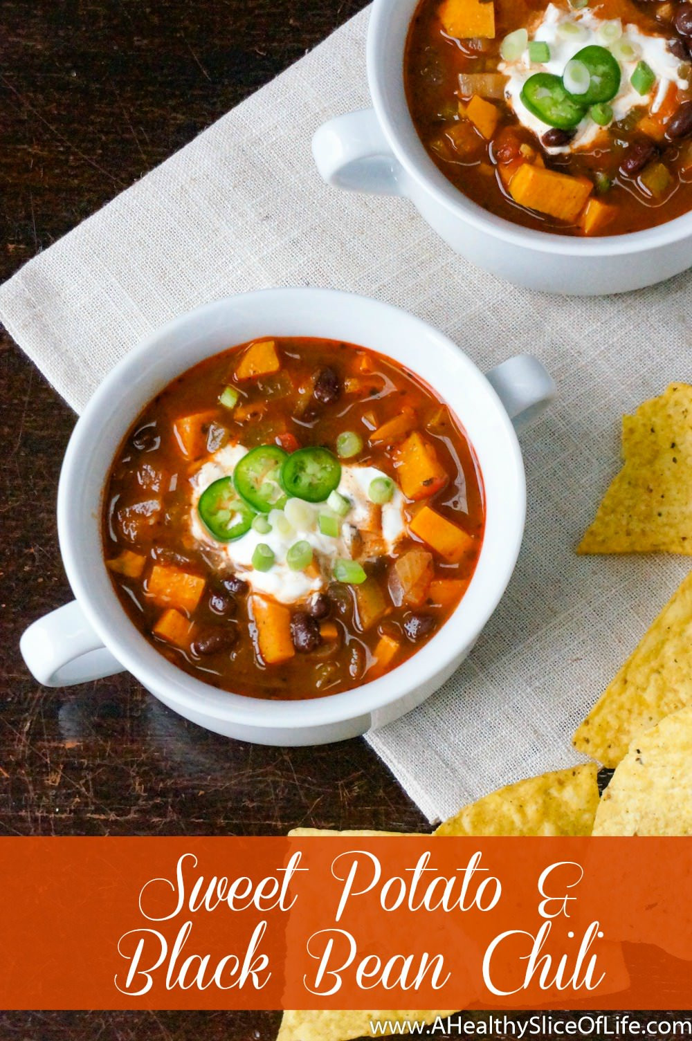 Black Bean Sweet Potato Chili
 Spicy Sweet Potato & Black Bean Chili