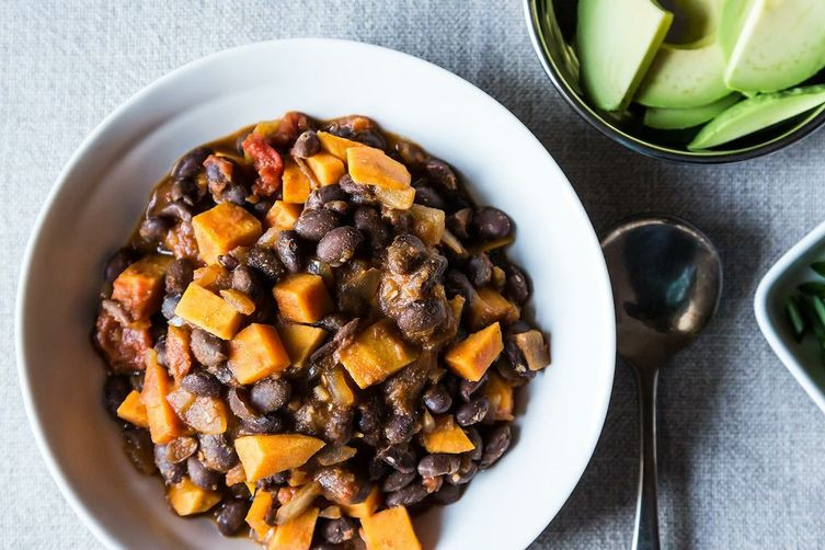 Black Bean Sweet Potato Chili
 Amazing Sweet Potato and Black Bean Chili