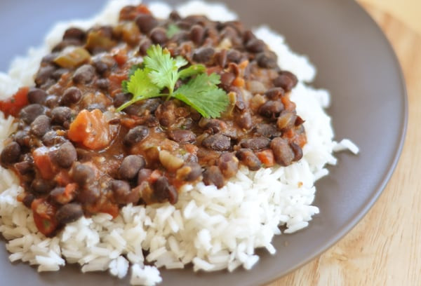 Black Beans And Rice
 Classic and Simple Black Beans and Rice