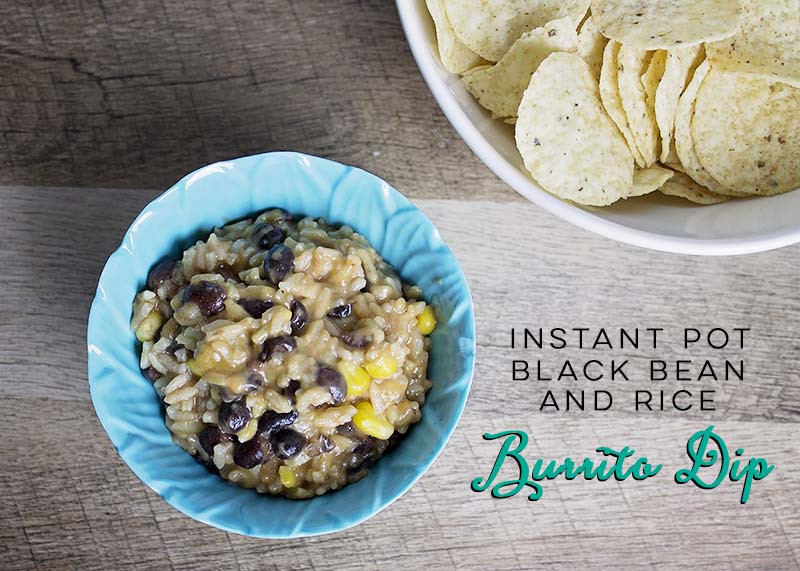Black Beans And Rice Instant Pot
 Instant Pot Black Bean and Rice Burrito Dip The House of