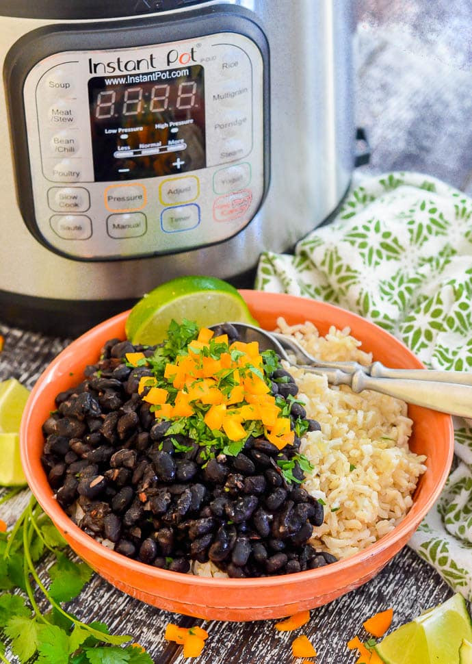 Black Beans And Rice Instant Pot
 Seasoned Pressure Cooker Black Beans Instant Pot A