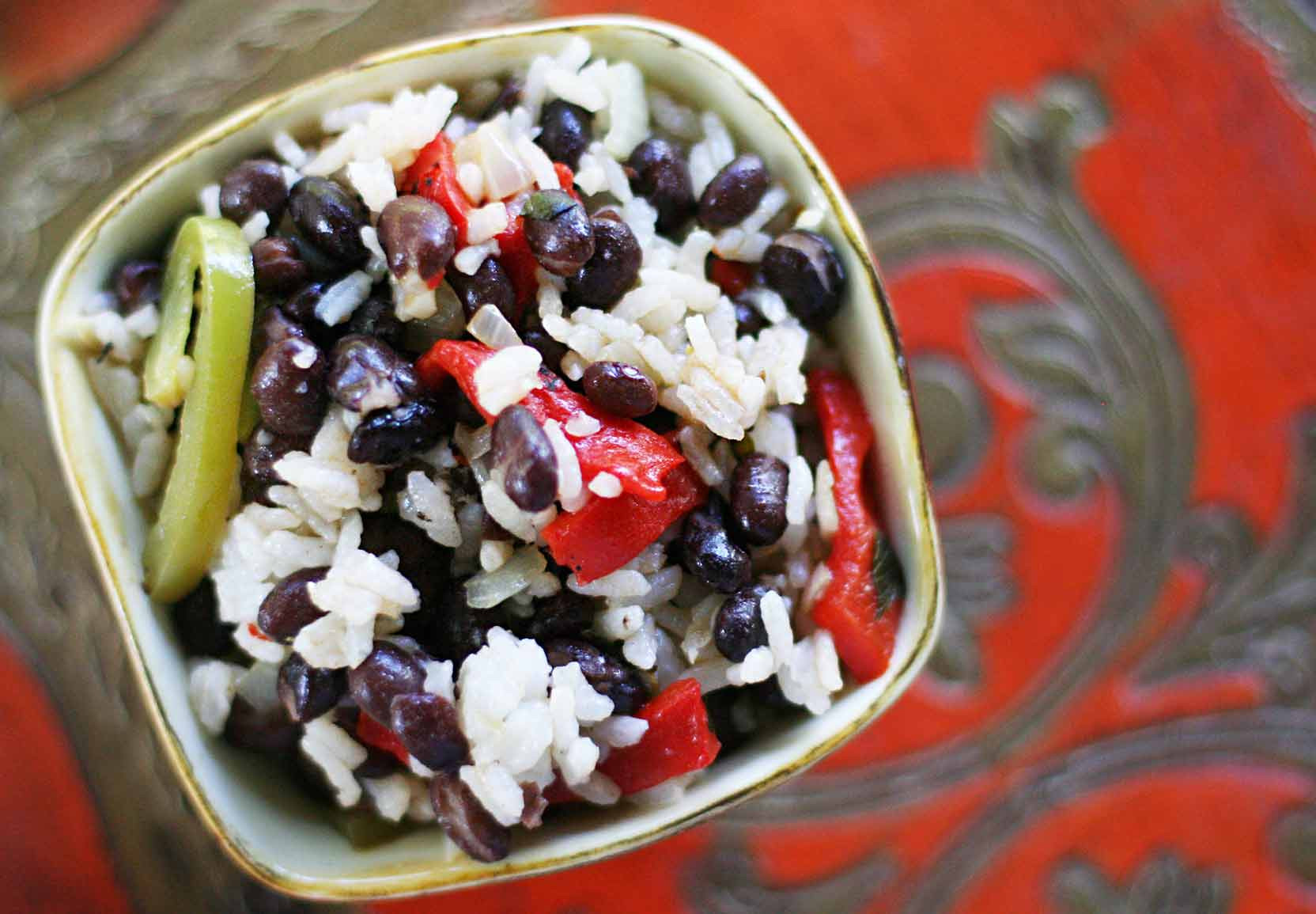 Black Beans And Rice
 Easy Black Beans and Rice Recipe