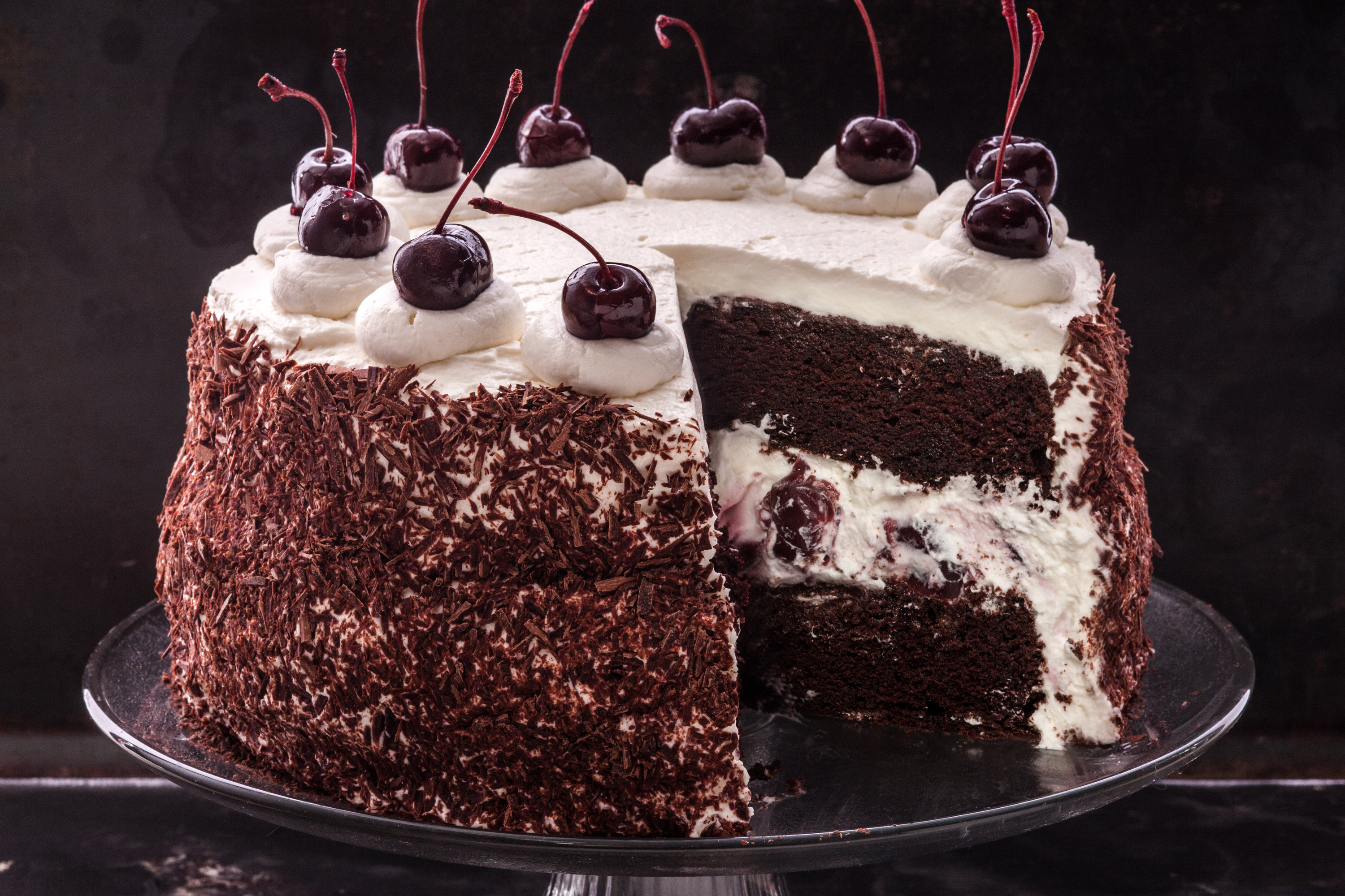 Black Cake Recipe
 black forest cake 3000