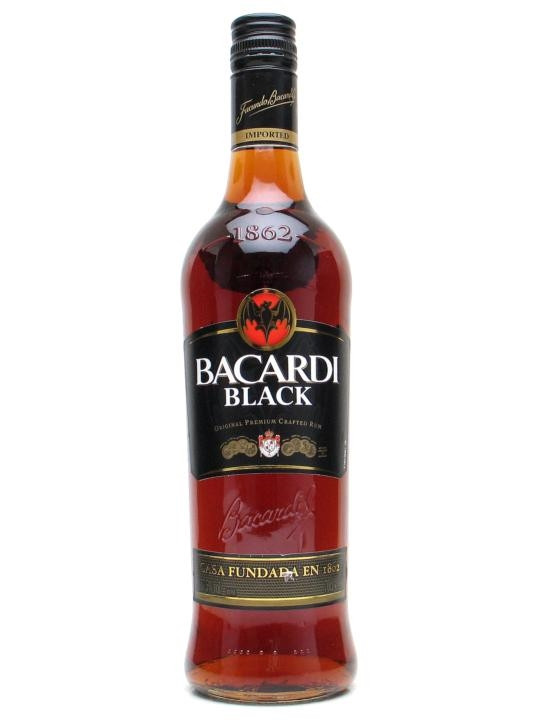 Black Rum Drinks
 Bacardi Black Rum Buy from World s Best Drinks Shop