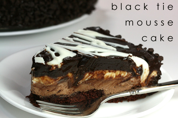 Black Tie Mousse Cake
 Black Tie Mousse Cake