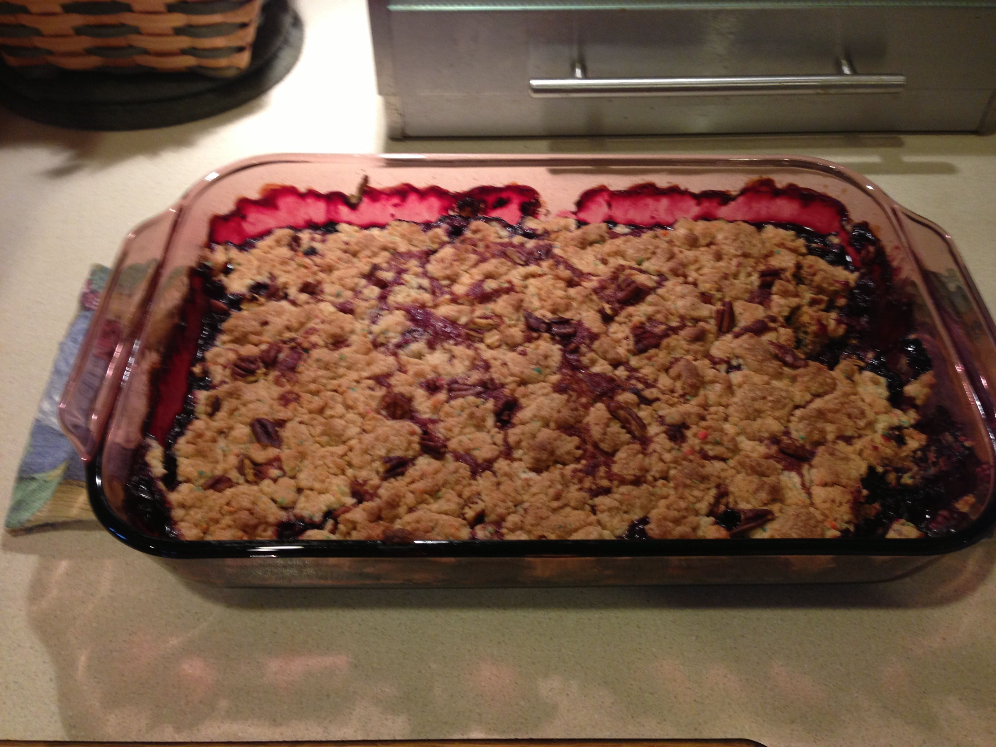 Blackberry Cobbler With Cake Mix
 Blackberry Cobbler Layer frozen berries in 9x13 pan