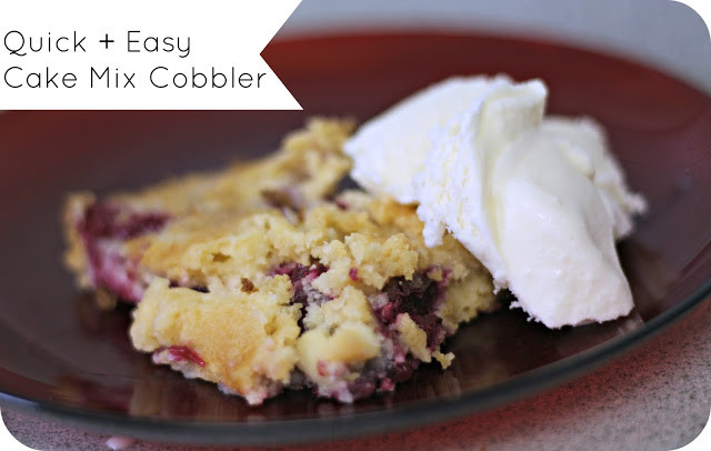 Blackberry Cobbler With Cake Mix
 Berry Cobbler With Cake Mix Recipes