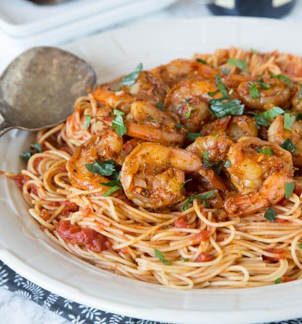 Blackened Shrimp Pasta
 Blackened Shrimp Pasta Dinners Dishes and Desserts