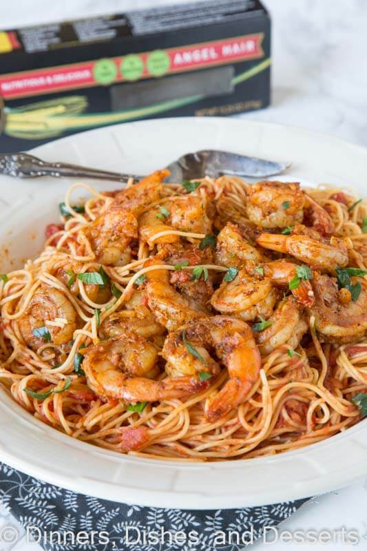 Blackened Shrimp Pasta
 Blackened Shrimp Pasta Dinners Dishes and Desserts