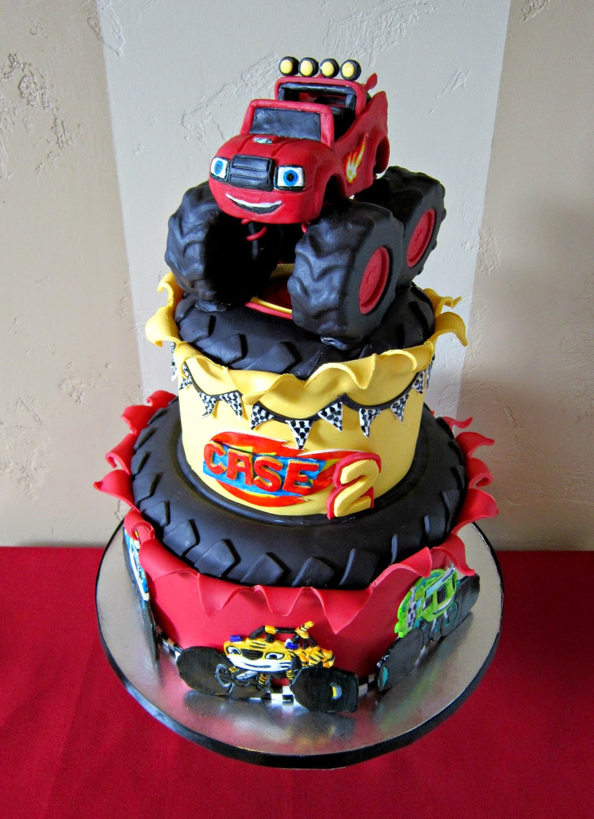 Blaze Birthday Cake
 Delectable Cakes "Blaze and the Monster Machine s