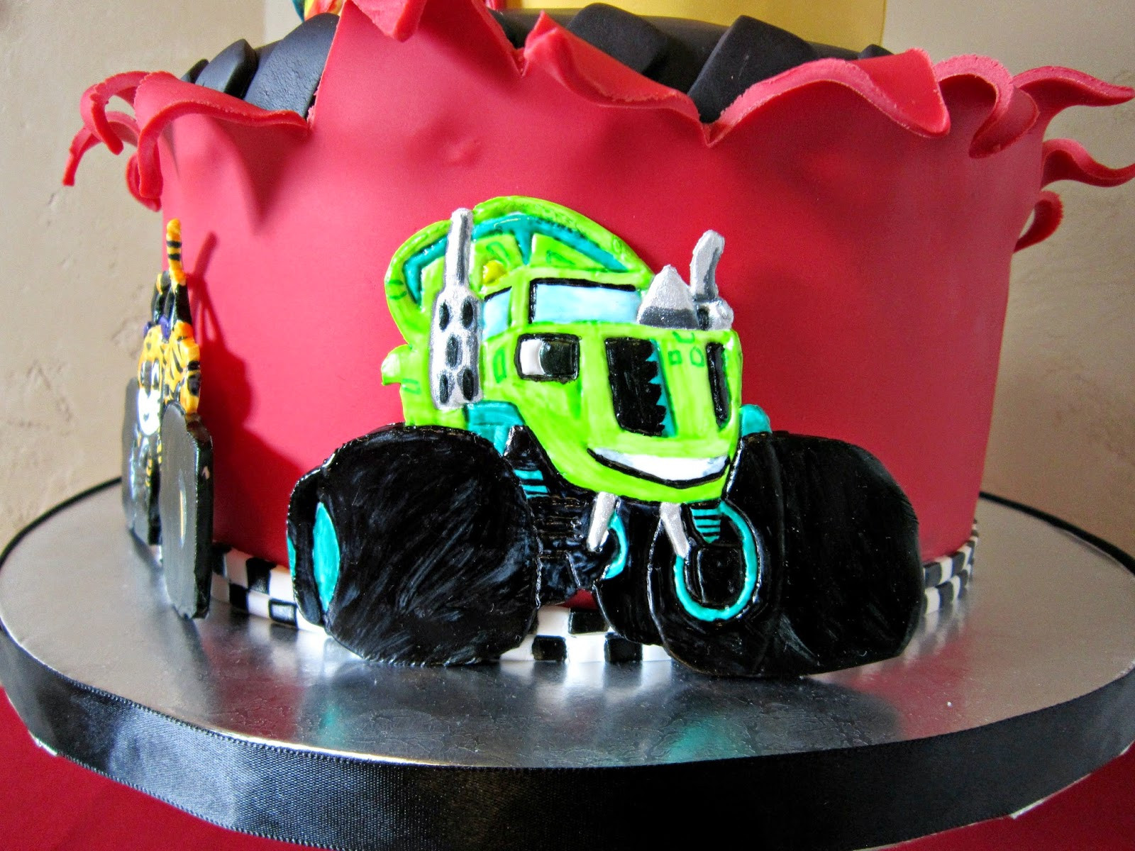 Blaze Birthday Cake
 Delectable Cakes "Blaze and the Monster Machine s