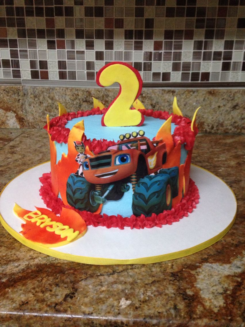 Blaze Birthday Cake
 Blaze and the monster machines cake
