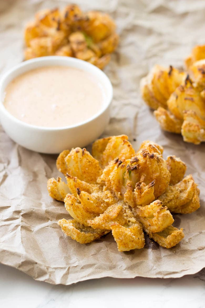 Blooming Onion Sauce
 Paleo Baked Blooming ions Wicked Spatula