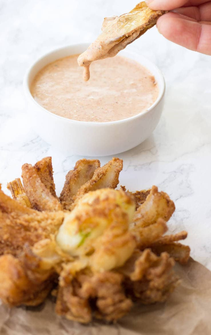 Blooming Onion Sauce
 Paleo Baked Blooming ions Wicked Spatula