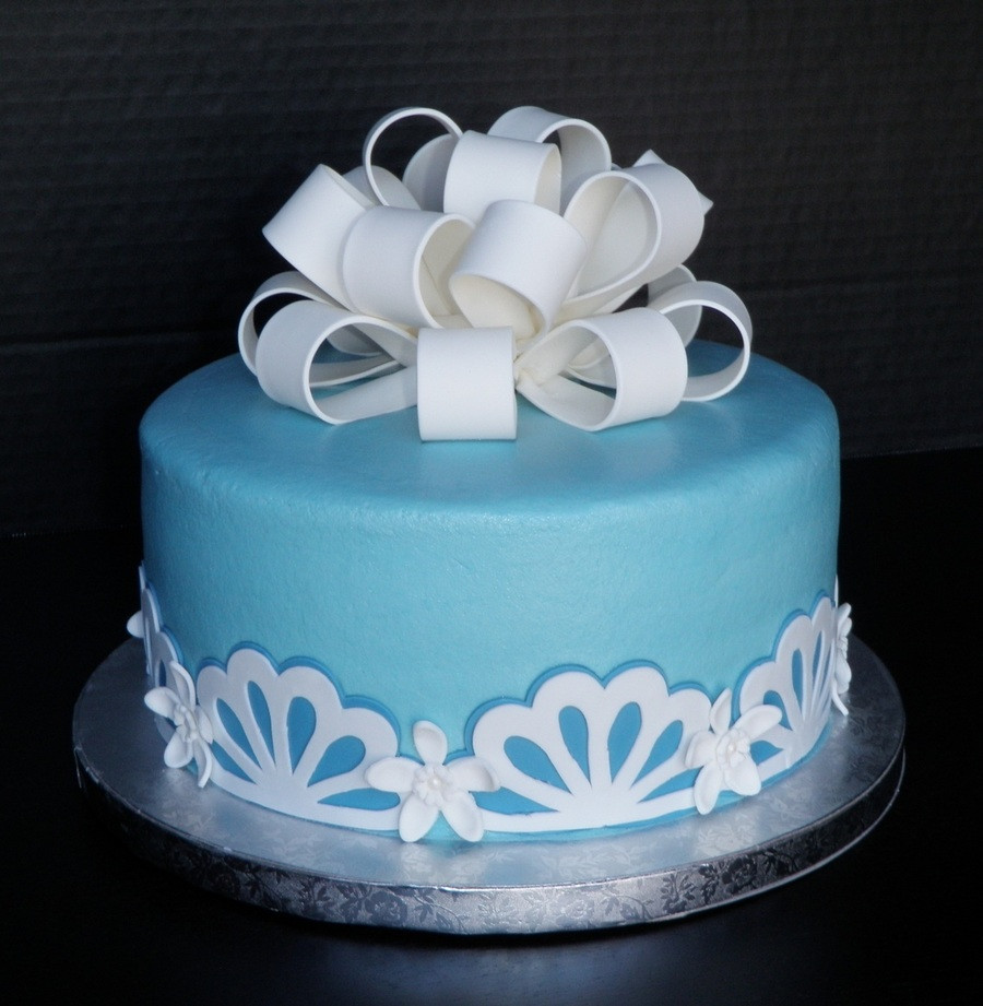 Blue Birthday Cake
 Blue Birthday Cake CakeCentral