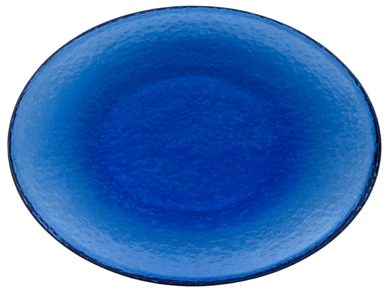 Blue Dinner Plates
 Contemporary decorative glass plates cobalt blue glass