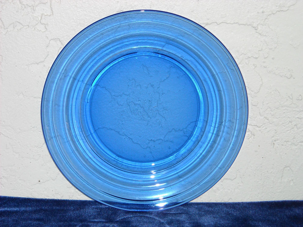 Blue Dinner Plates
 57 Cobalt Blue Dinner Plates Mosser Glass Cobalt Blue