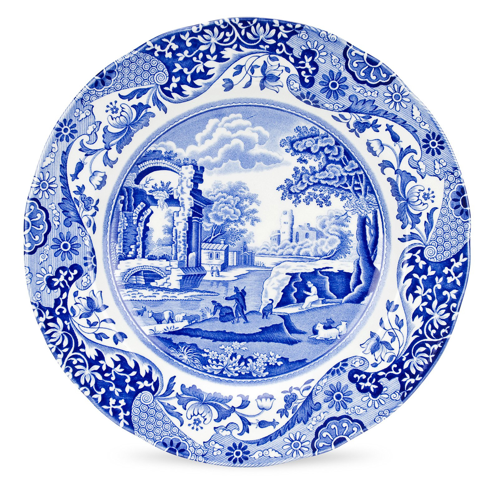 Blue Dinner Plates
 Spode Blue Italian Dinner Plate Set of 4 Dinnerware at