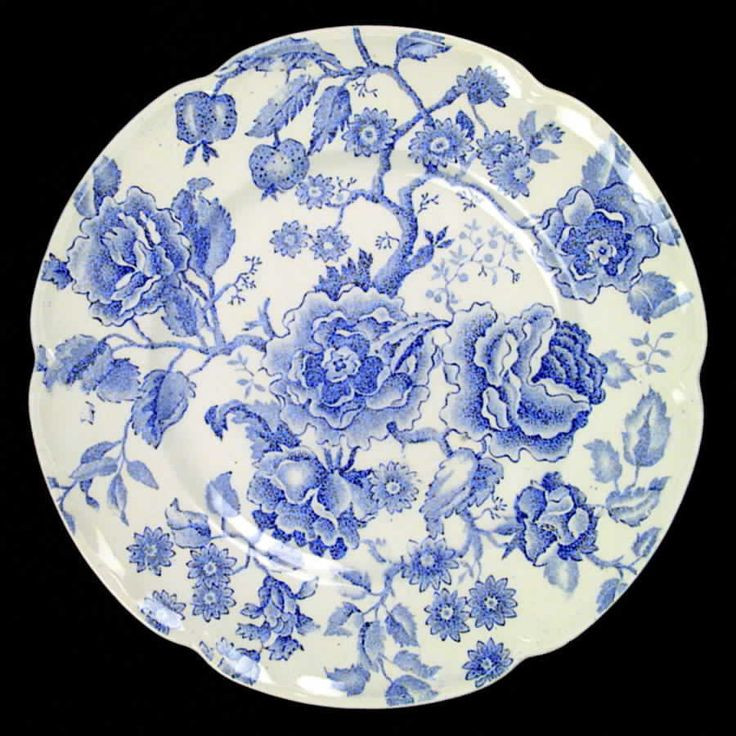 Blue Dinner Plates
 Johnson Brothers ENGLISH CHIPPENDALE BLUE Dinner Plate