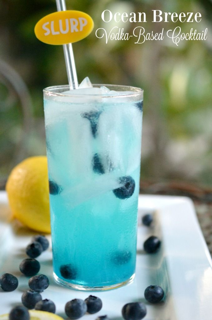 Blue Vodka Drinks
 Ocean Breeze Vodka Cocktail Recipe
