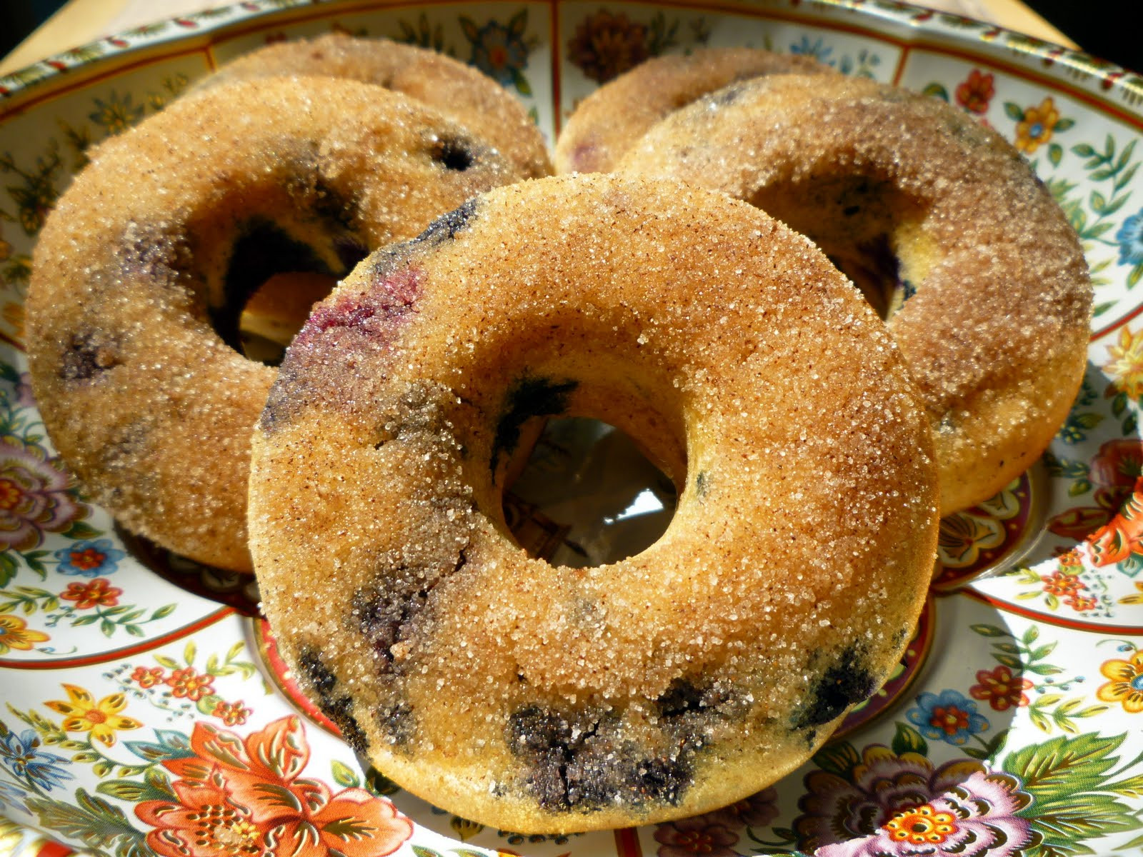 Blueberry Cake Donut
 What s Baking in the Barbershop Baked Blueberry Cake Donuts