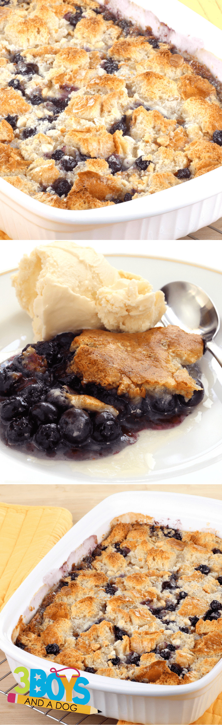 Blueberry Cobbler With Cake Mix
 Blueberry Cake Mix Cobbler Recipe – 3 Boys and a Dog