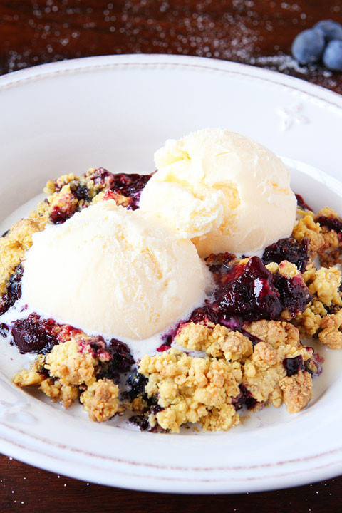 Blueberry Cobbler With Cake Mix
 Brown Butter Blueberry Cobbler