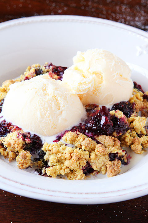 Blueberry Cobbler With Cake Mix
 Brown Butter Blueberry Cobbler