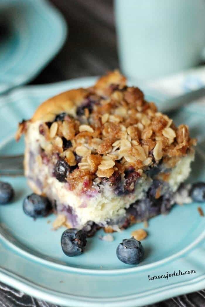 Blueberry Coffee Cake
 Coffee Cake with blueberries and a coconut streusel