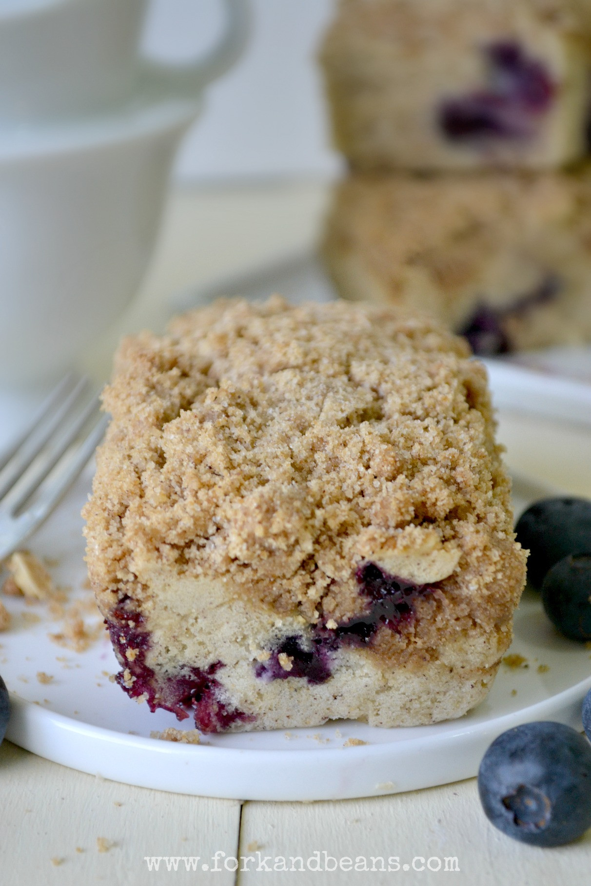 Blueberry Coffee Cake
 Gluten Free Vegan Blueberry Coffee Cake Fork and Beans