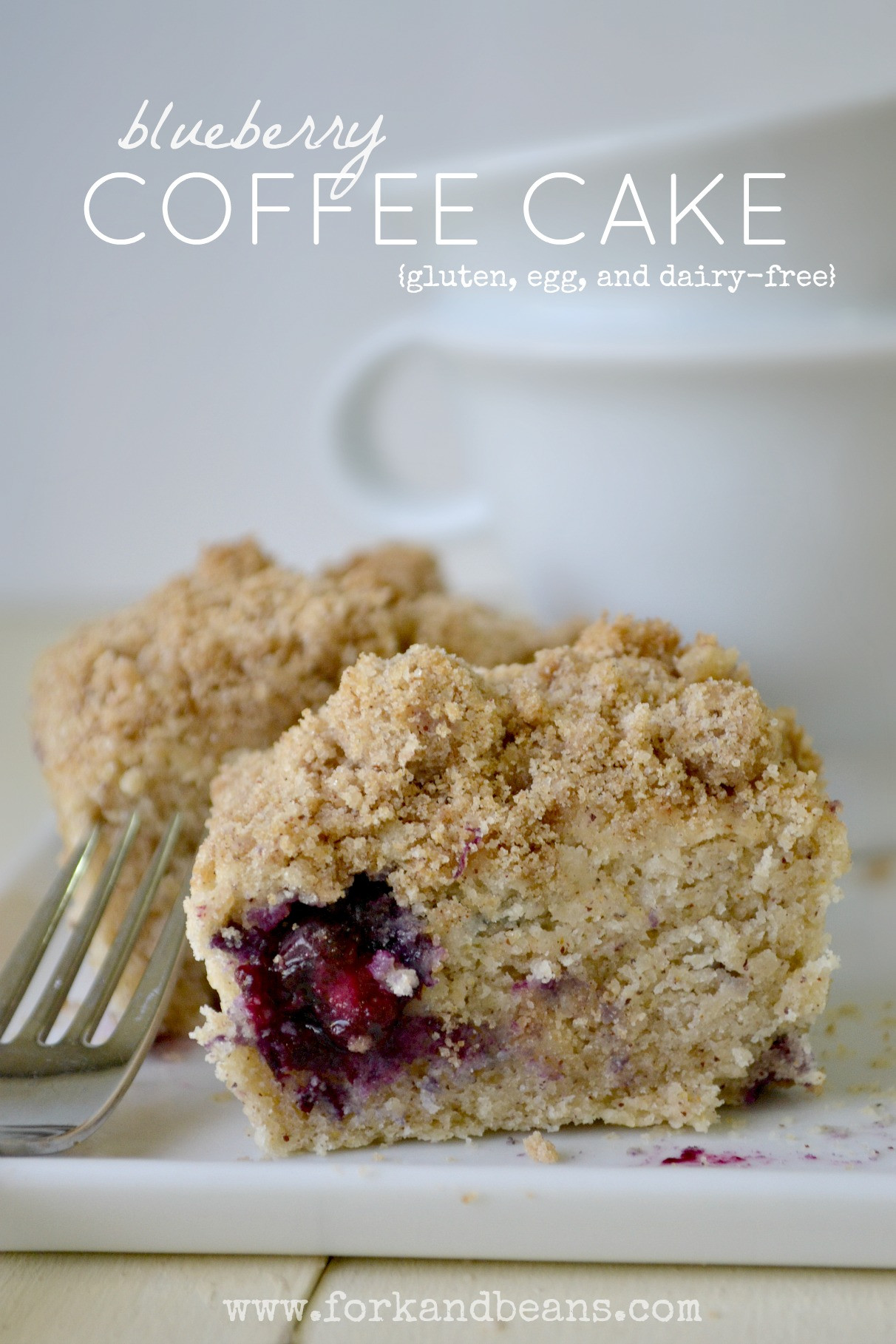 Blueberry Coffee Cake
 Gluten Free Vegan Blueberry Coffee Cake Fork and Beans