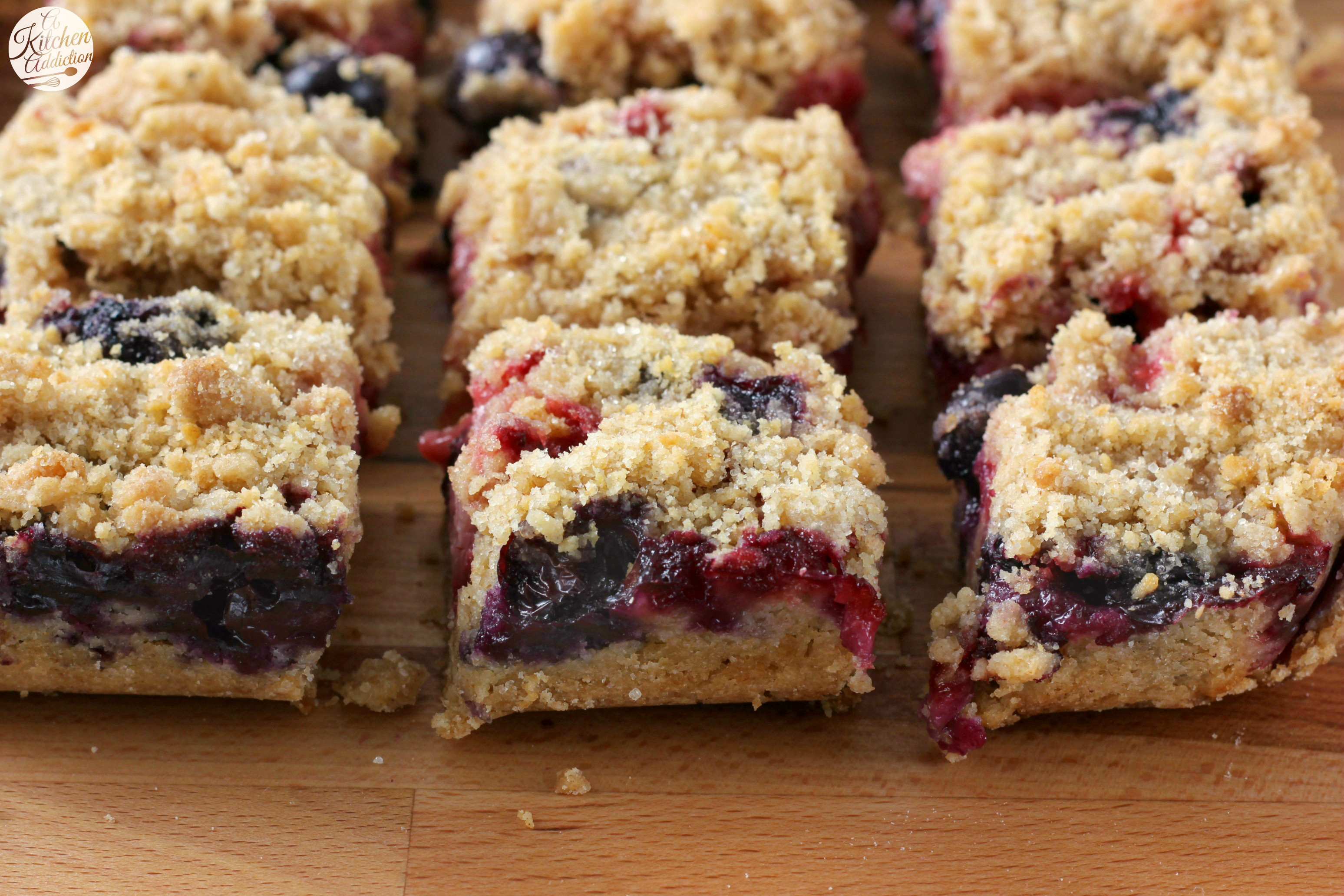 Blueberry Dessert Bars
 Strawberry Blueberry Crumb Bars A Kitchen Addiction