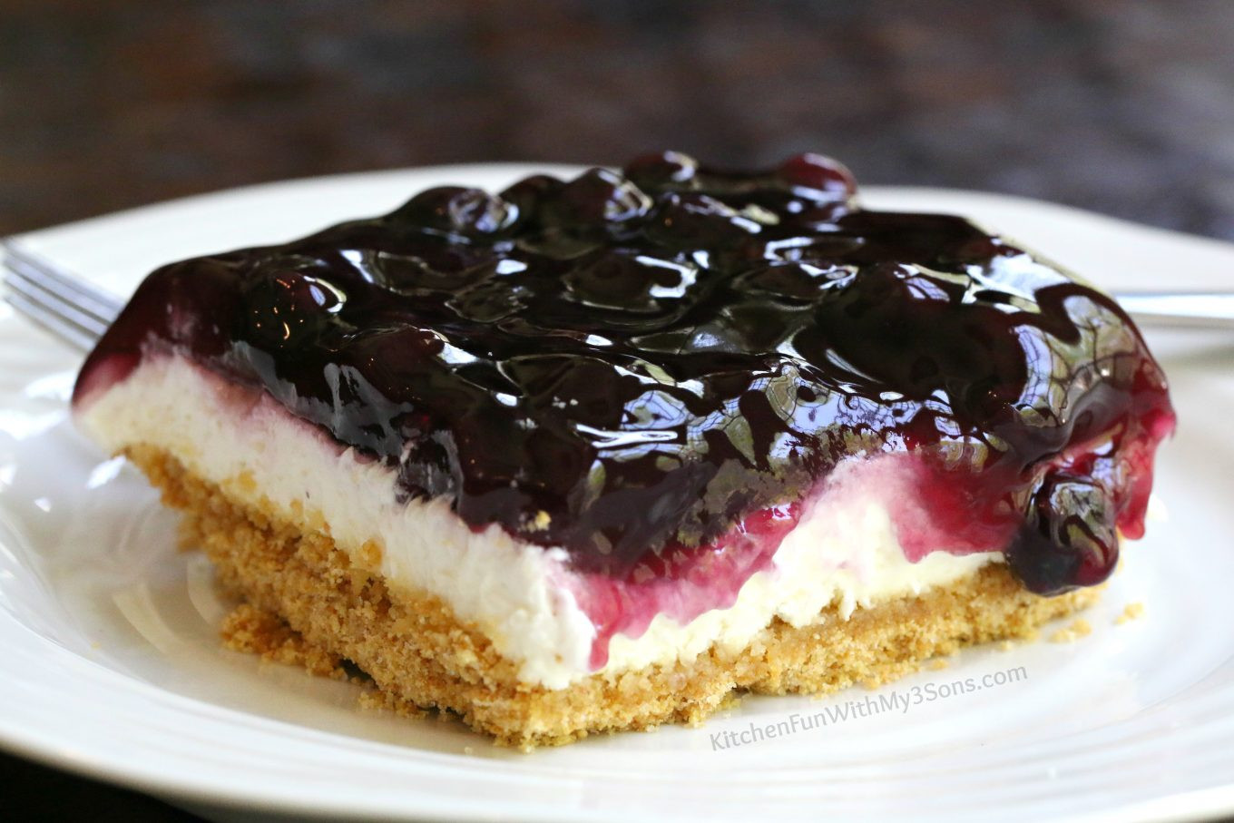 Blueberry Desserts Easy
 Lemon Blueberry Cheesecake Dessert Kitchen Fun With My 3