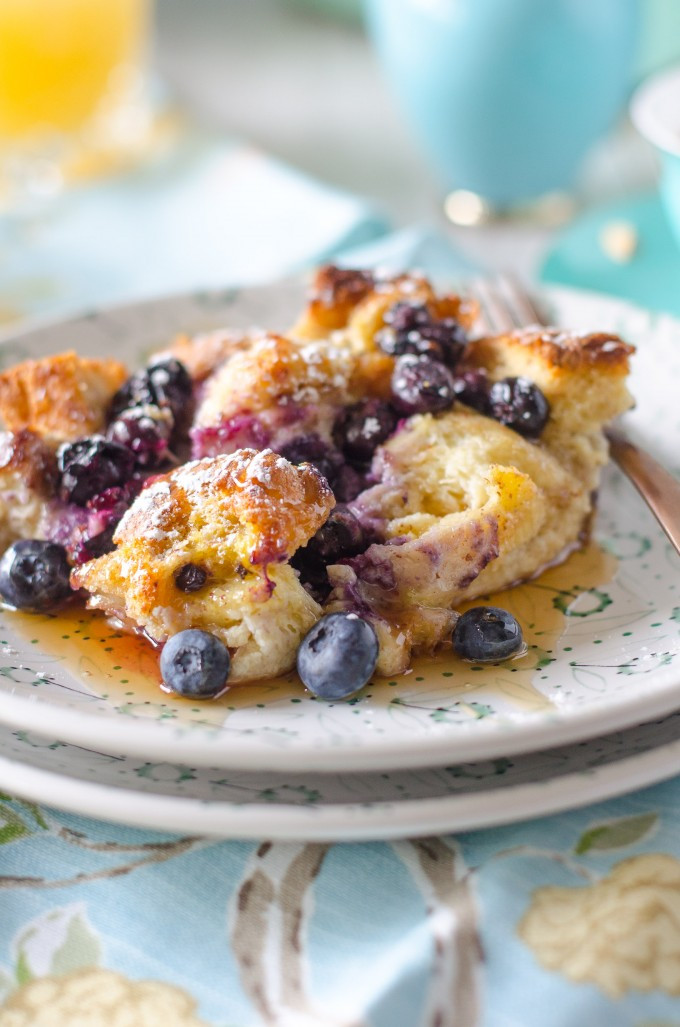 Blueberry French Toast Casserole
 Overnight Blueberry French Toast Casserole • Go Go Go Gourmet