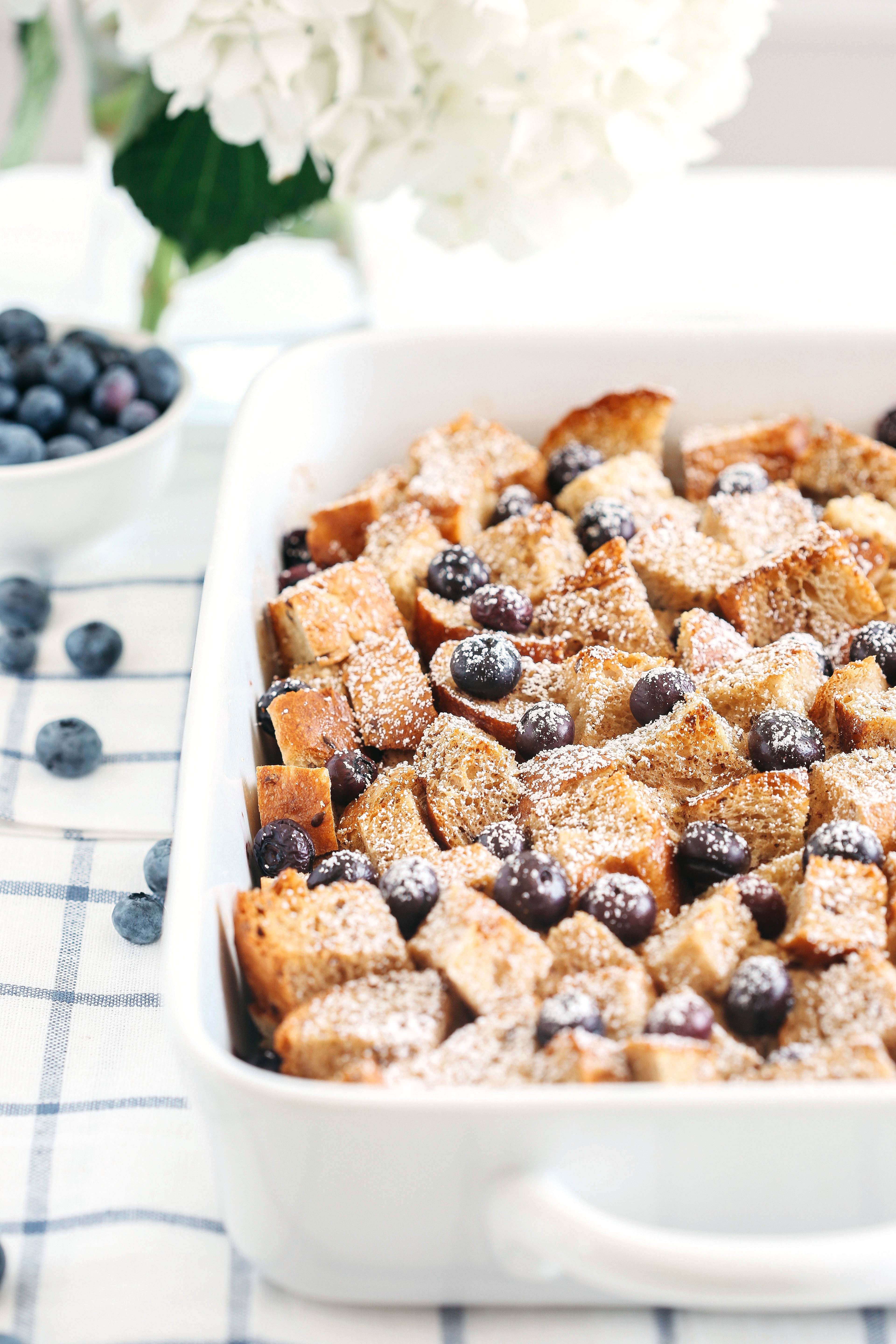 Blueberry French Toast Casserole
 Overnight Blueberry French Toast Casserole Eat Yourself