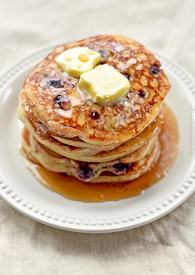 Blueberry Pancakes Recipe
 Yogurt Blueberry Pancakes Recipe