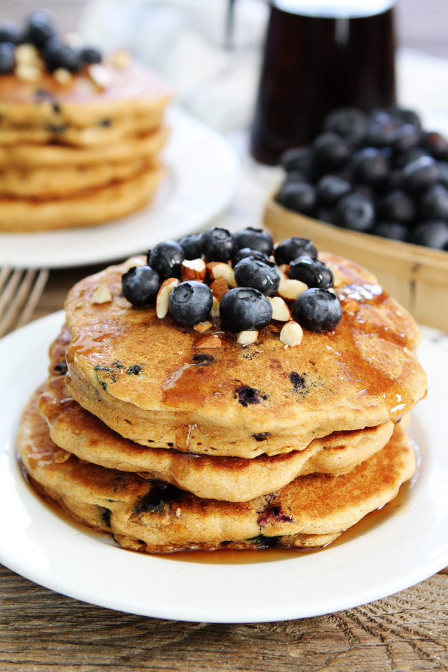 Blueberry Pancakes Recipe
 Belize LAND OF THE FREE BLUEBERRY ALMOND PANCAKES