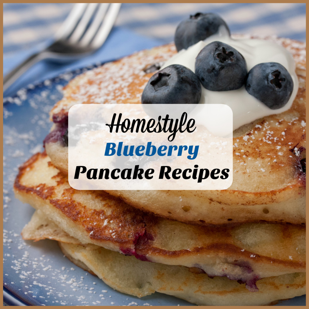 Blueberry Pancakes Recipe
 Homestyle Blueberry Pancake Recipes