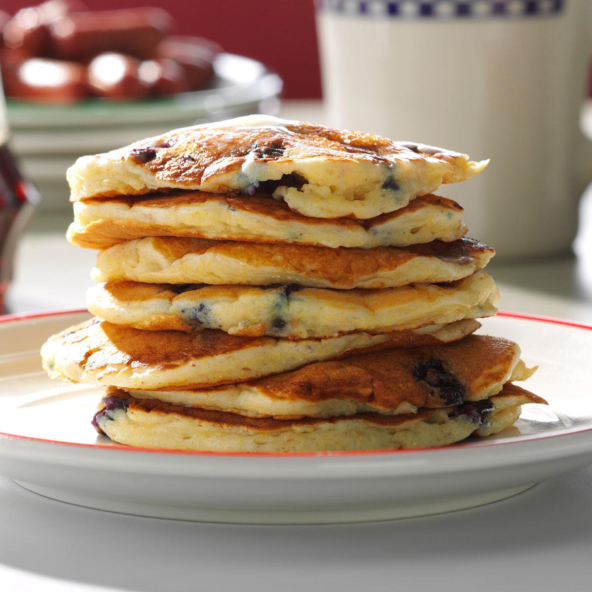 Blueberry Pancakes Recipe
 Dad s Blueberry Buttermilk Pancakes Recipe