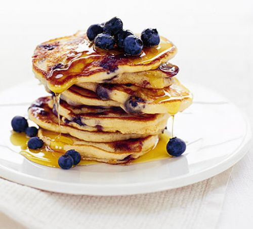 Blueberry Pancakes Recipe
 American blueberry pancakes recipe