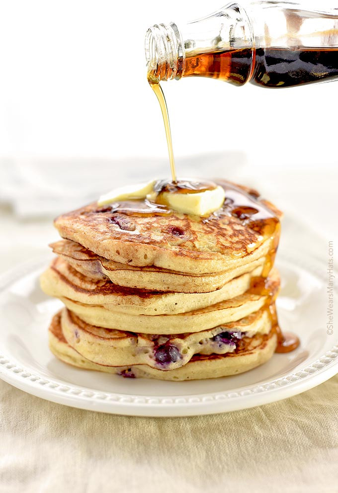 Blueberry Pancakes Recipe
 Yogurt Blueberry Pancakes Recipe