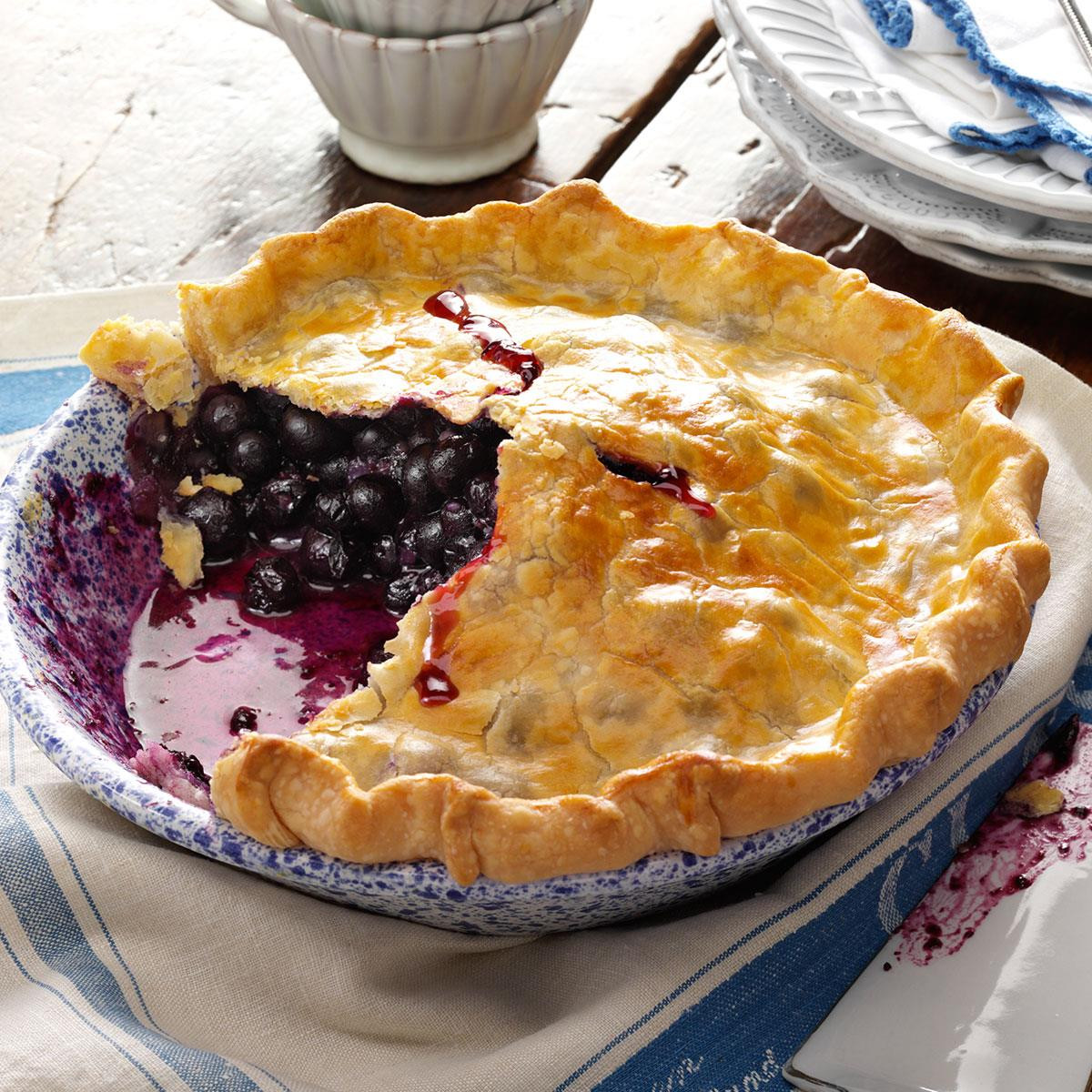 Blueberry Pie Recipes
 Blueberry Pie with Lemon Crust Recipe
