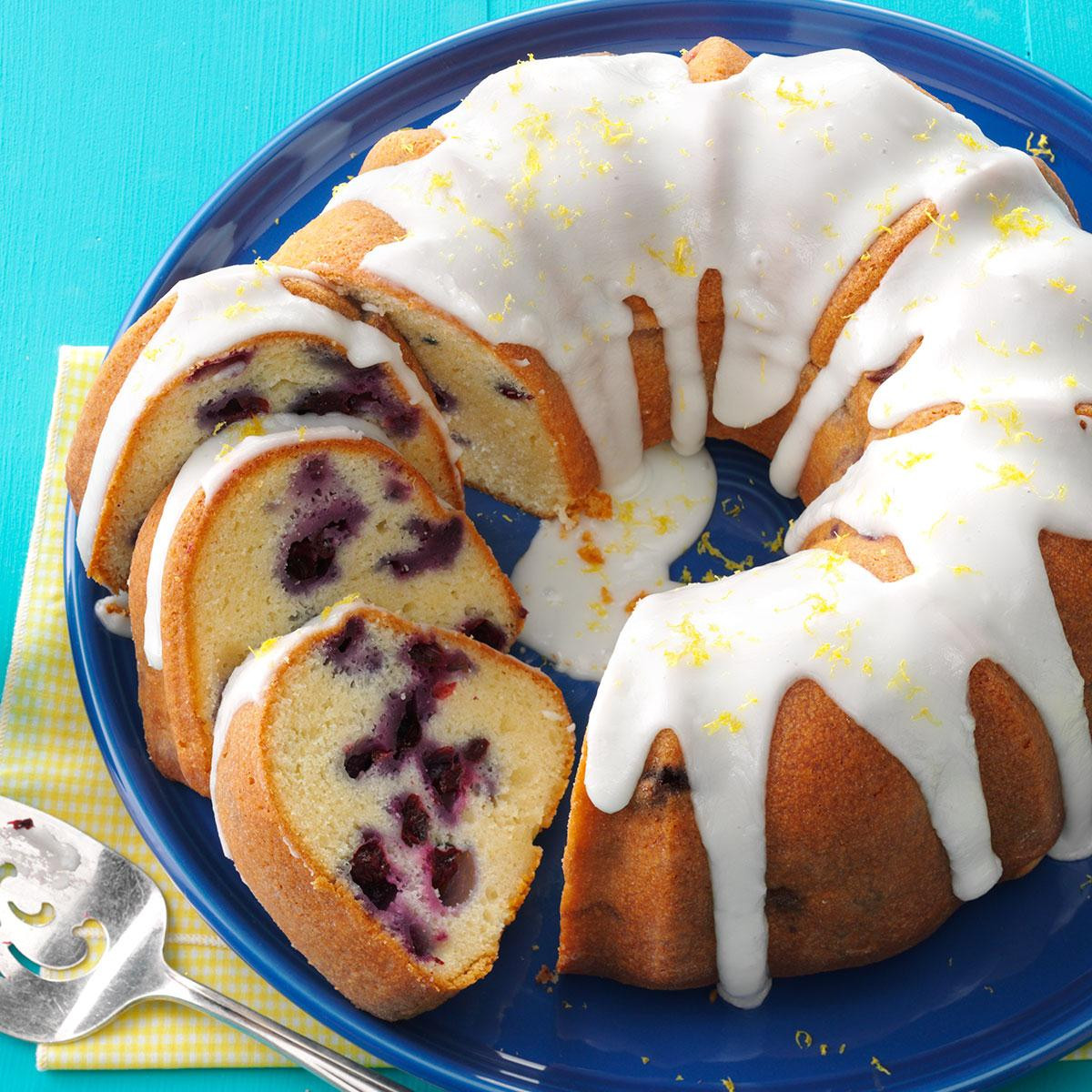 Blueberry Pound Cake
 Lemon Blueberry Pound Cake Recipe